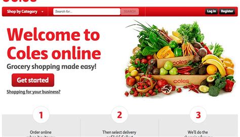 coles online login.